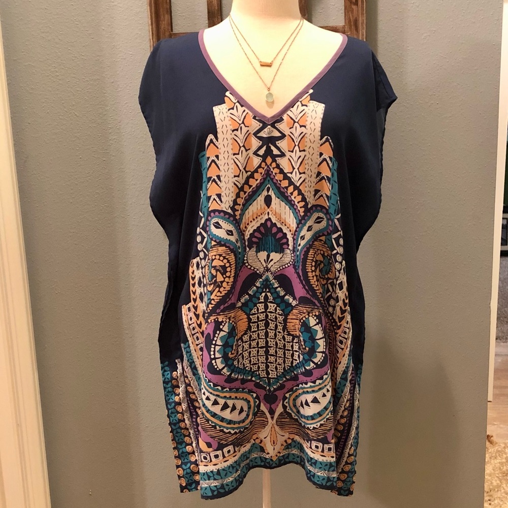 Glam Tunic Tribal Print Dress